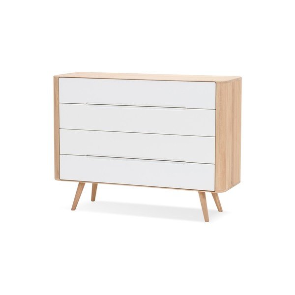 Tammepuust kapp Kaks, 120 x 42 x 90 cm Ena - Gazzda-image-2