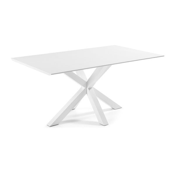 Jídelní stůl s bílým podnožím La Forma Arya Light, délka 160 cm