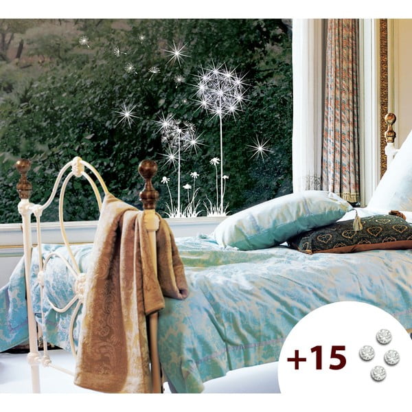 Kleebiste ja 15 Swarovski kristallide komplekt Võilillede komplekt - Ambiance-image-2