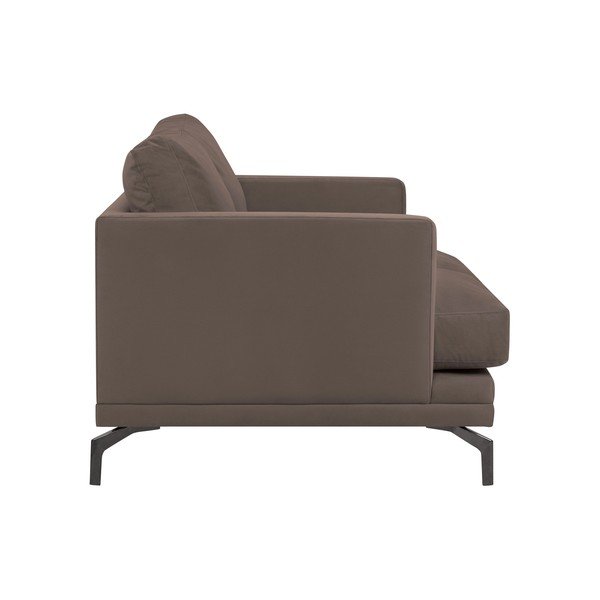 Hnědá pohovka s podnožím v černé barvě Windsor & Co Sofas Jupiter-image-2
