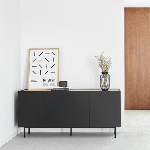 Must madal kummut 165x78 cm Arista – Teulat-image-1