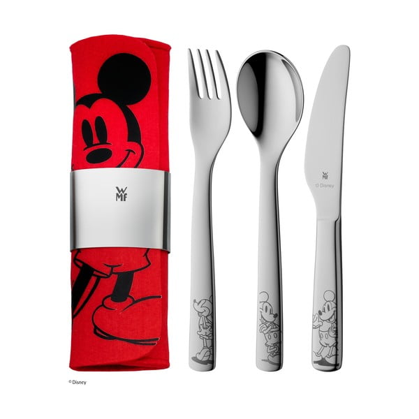 3-osaline laste söögiriistade komplekt Mickey Mouse - WMF