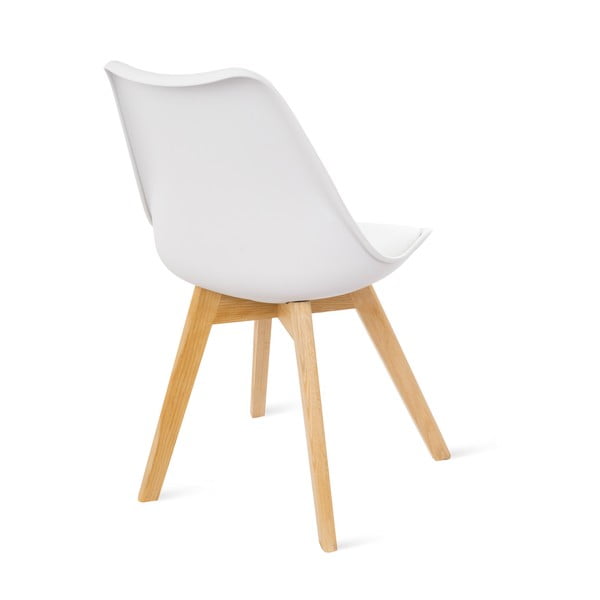 2 valge tooli komplekt pöögijalgadega Retro - Bonami Essentials-image-3