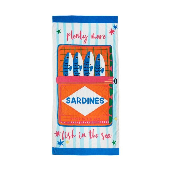 Puuvillane rannarätik 76x160 cm Sardines - Catherine Lansfield