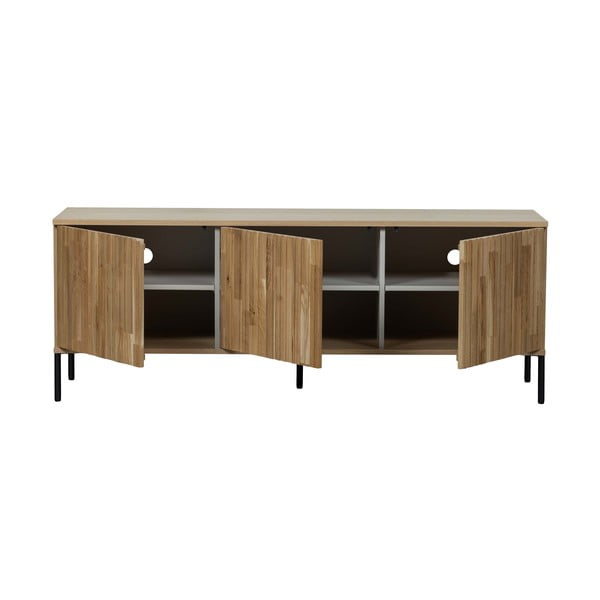 Tammepuust TV-alus 150x56 cm Gravuur - WOOOD-image-2