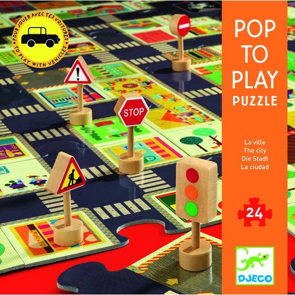 Laste puzzle City - Djeco-image-1