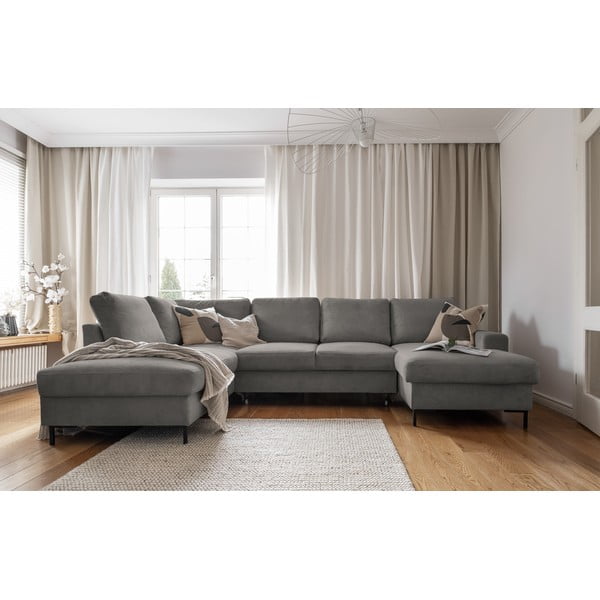 Hall velvetist diivanvoodi (vasakus nurgas) Lofty Lilly - Miuform-image-4