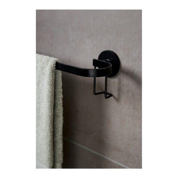 Must seinale paigaldatav rätikuhoidja Classic Plus - Wenko-image-1