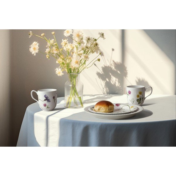 Valge portselanist kruus 330 ml Hammershøi Summer - Kähler Design-image-4