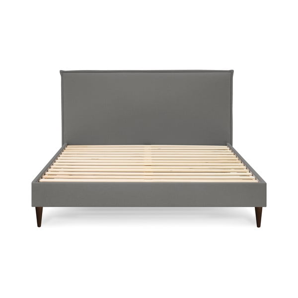 Antratsiitne polsterdatud kaheinimese voodi koos võrega 160x200 cm Sary - Bobochic Paris-image-3