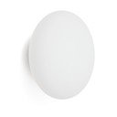 Valge/hõbedane seinalamp ø 26 cm Bamila - Kave Home