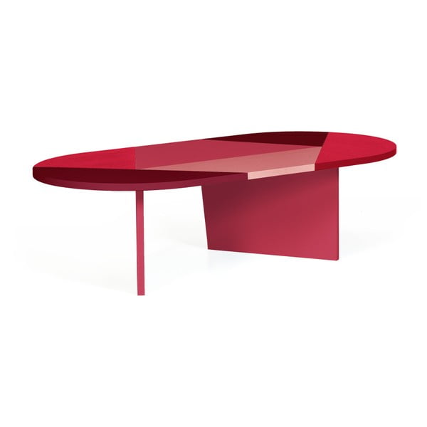 Červený konferenční stolek HARTÔ Elise