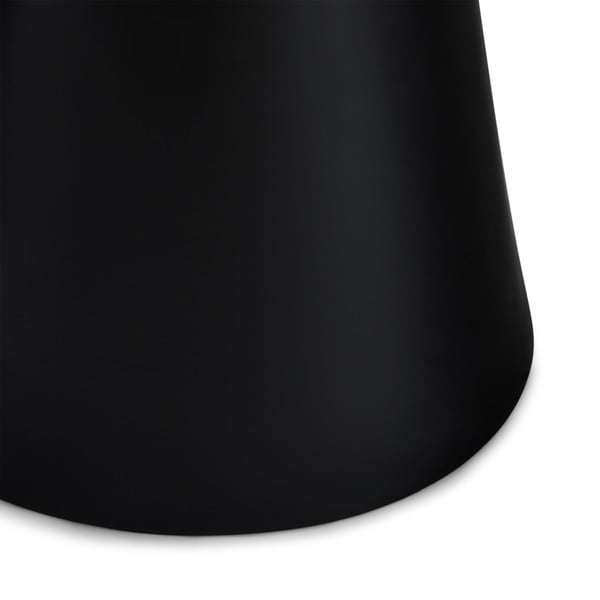 Tumehall-must marmoridekooriga diivanilaud ø 60 cm Tango - Furnhouse-image-2