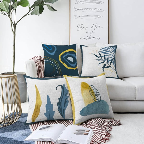 Padjapüürid komplektis 4 43x43 cm - Mila Home-image-1