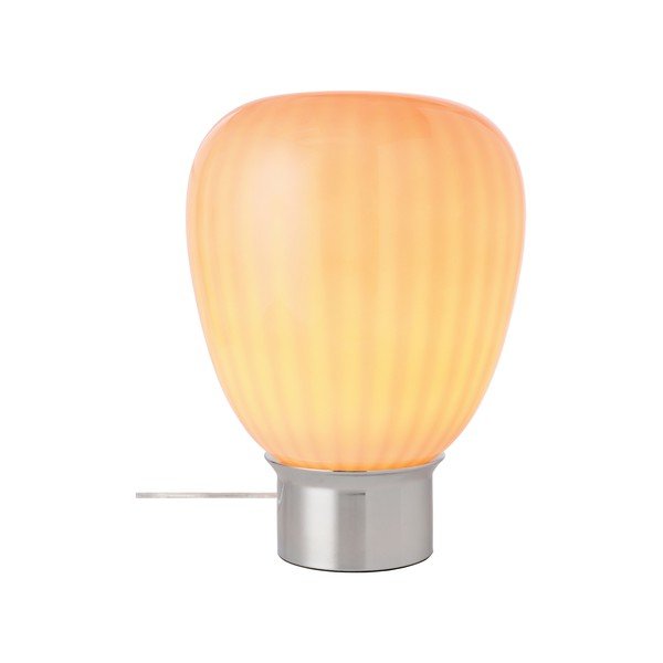 Roosa/läikiv hõbedane klaasist laualamp (kõrgus 34 cm) Balloon - Ellos Home-image-4