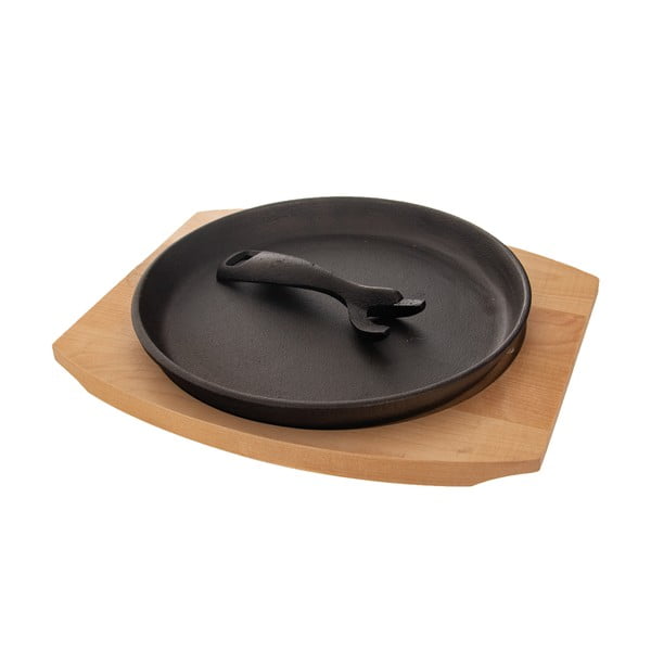 Malmist grillpann eemaldatava käepidemega ø 22 cm LITINA – Orion-image-3