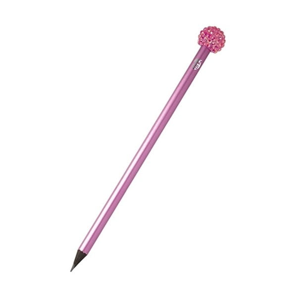Růžová tužka se třpytivými kamínky TINC