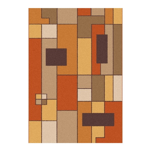 Oranžovohnědý koberec Universal Boras Rust, 57 x 110 cm