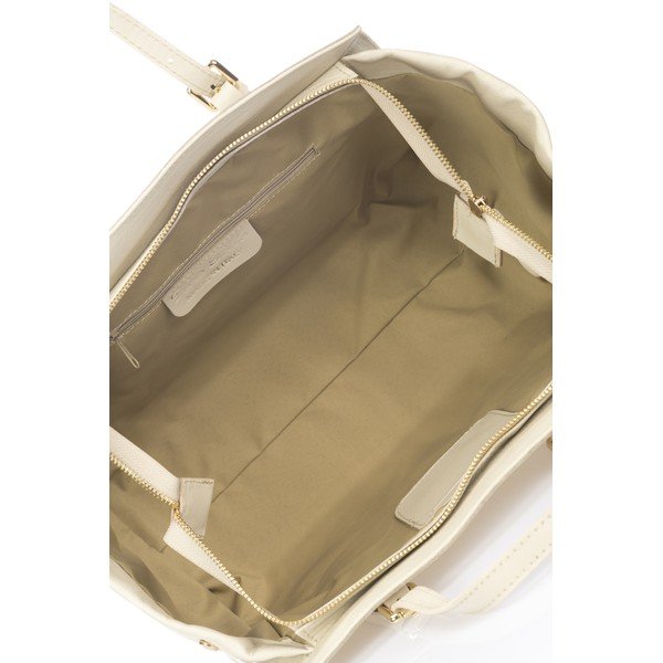 Kožená kabelka Bravisa, bílá-image-3