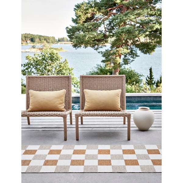 Ookerkollane-beež sise/välisvaip 70x300 cm Pix Vanilla Ochre – Pappelina-image-3