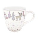 Valge ja roosa keraamiline kruus Lapsed Forrest - Green Gate