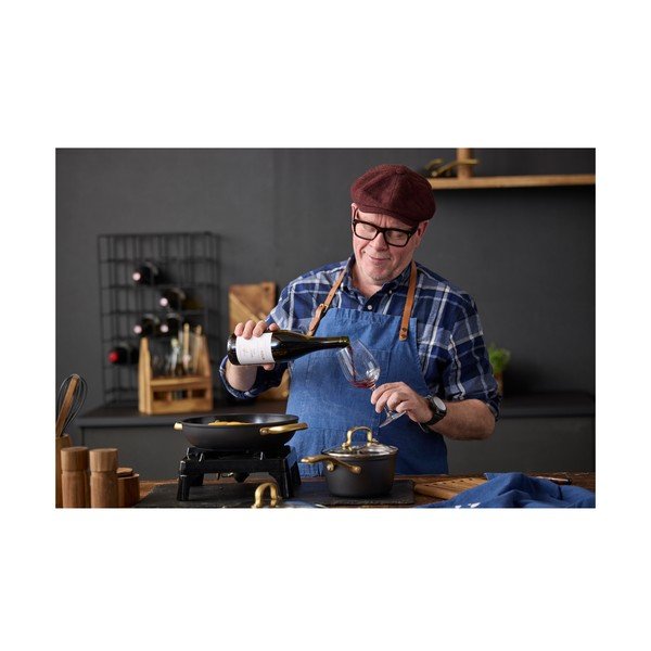 Induktsioonpliidile mittekleepuv alumiiniumist kaanega kastrul 1,5 l - Holm-image-1