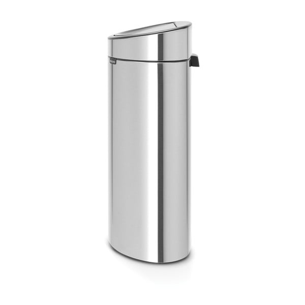 Matt hõbedane puutetundlik terasest prügikast 40 l Touch Bin – Brabantia-image-2
