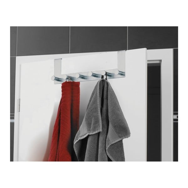 Hõbedane metallist uksehoidja 39 cm Celano - Wenko-image-2