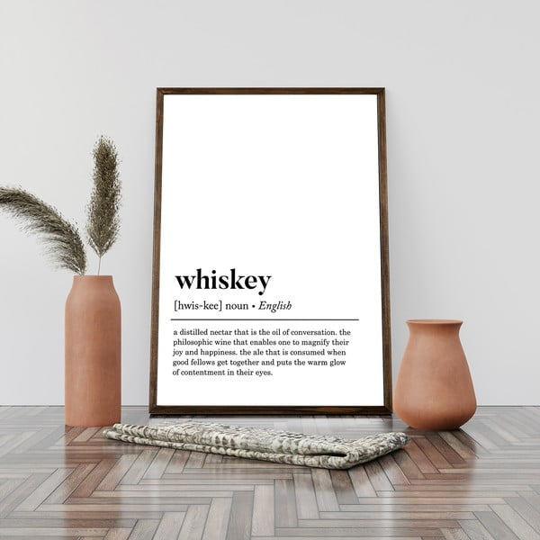 Plakat 50x70 cm Whiskey - Wallity-image-2