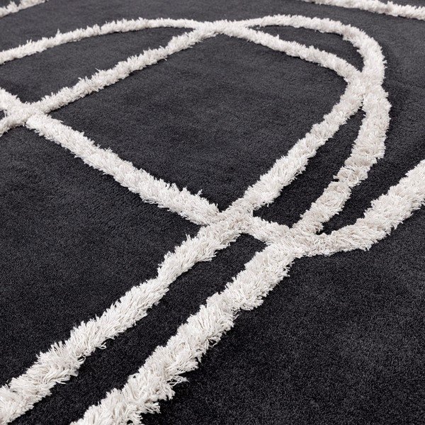 Must käsitsi kootud villane vaip 160x230 cm Matrix - Asiatic Carpets-image-1