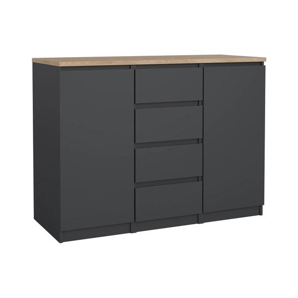 Tumehall kummut 121x91x50 cm Naia - Tvilum
