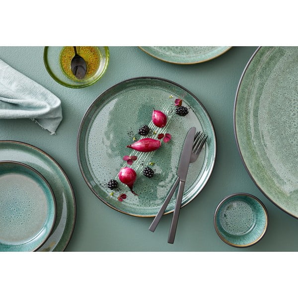 Tumeroheline keraamiline taldrik ø 21 cm - Bitz-image-1
