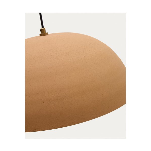 Oranž metallist ripplamp ø 46 cm Nibla - Kave Home-image-4