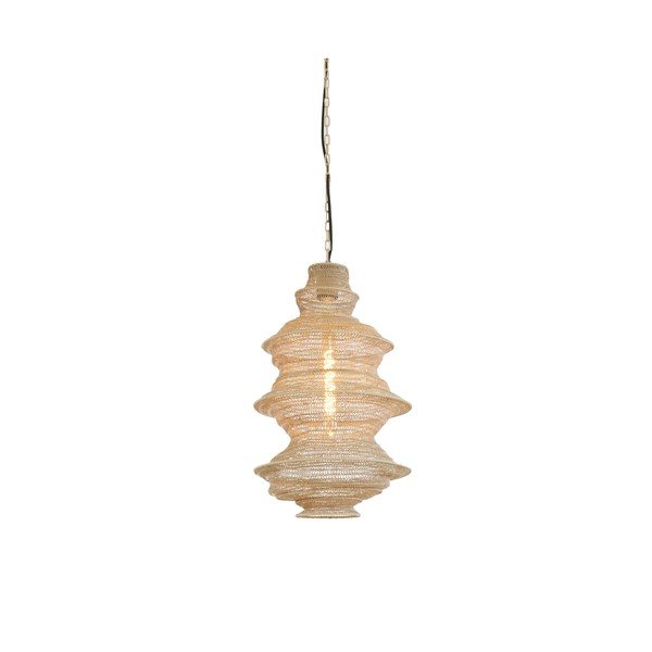 Beež metallist rippvalgusti Nakisha - Light & Living-image-2