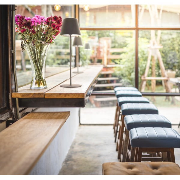 Hall LED-dimbleeritav laualamp liikumisanduriga ja metallist lambivarjundiga (kõrgus 38 cm) Consenza - Fischer & Honsel-image-1