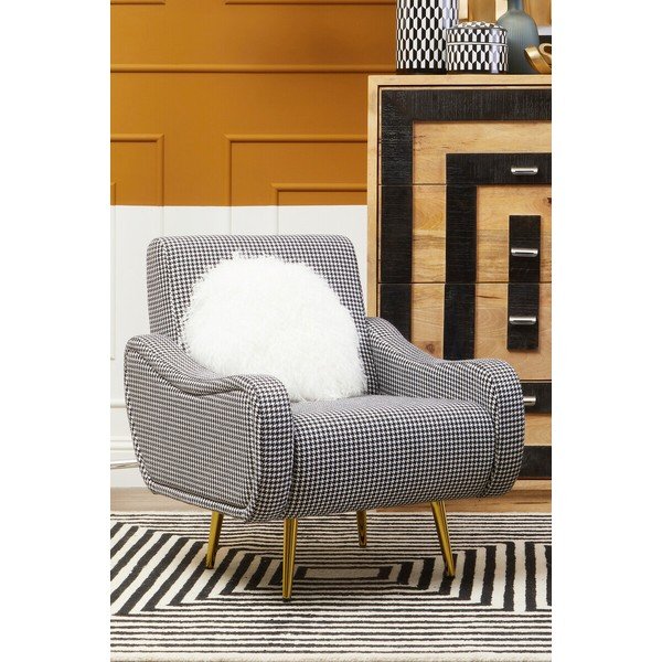 Mustvalge tugitool Holli - Premier Housewares-image-1