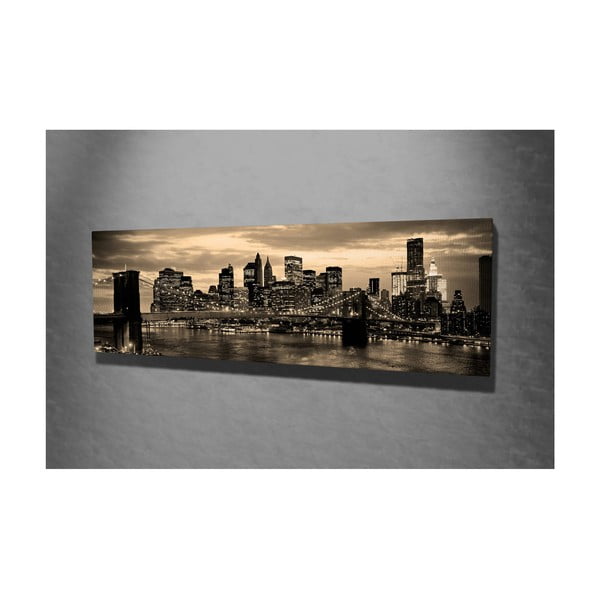 Maal lõuendil New York, 80 x 30 cm - Wallity-image-1