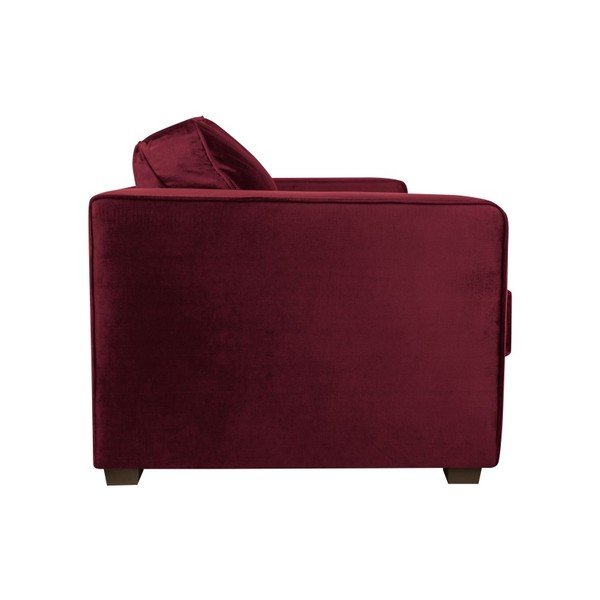 Trojmístná pohovka v barvě burgundy Cosmopolitan Design Denver-image-2