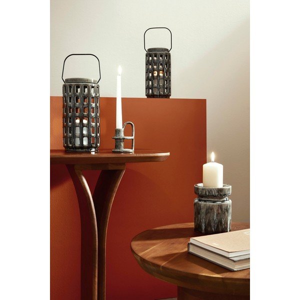 Keraamiline latern (kõrgus 30 cm) Darreh - Bizzotto-image-1