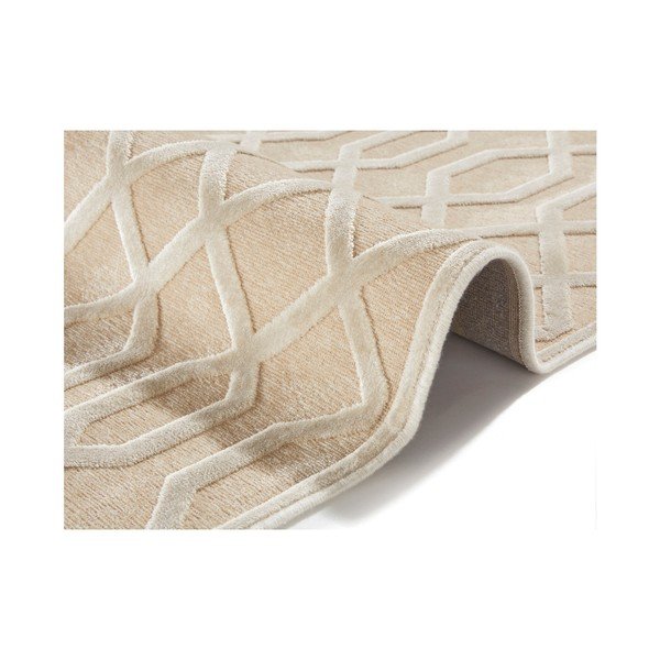 Kreemjas viskoosist vaip , 160 x 230 cm Caine - Mint Rugs-image-2