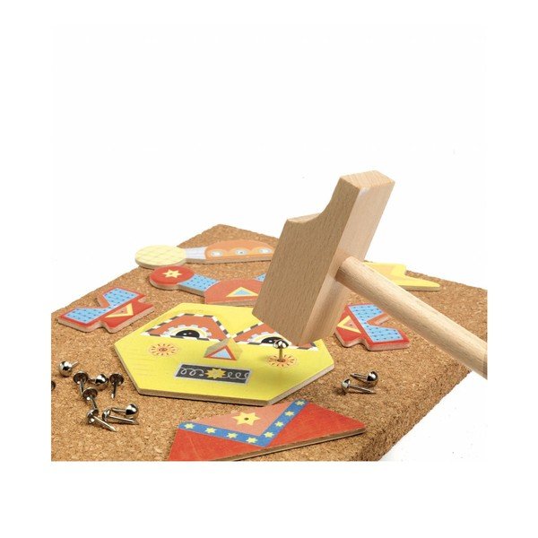 Laste mäng haamriga robotid - Djeco-image-1