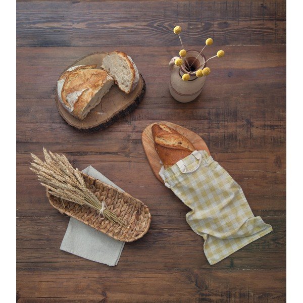 Linane leivakott kollane Vichy - Really Nice Things-image-1