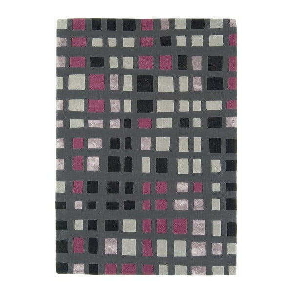 Vlněný koberec Plaza Pink 120x170 cm