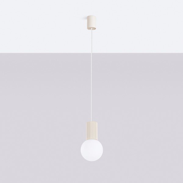 Kreem rippvalgusti klaasist varjuga ø 12 cm Orbital - Sollux-image-4