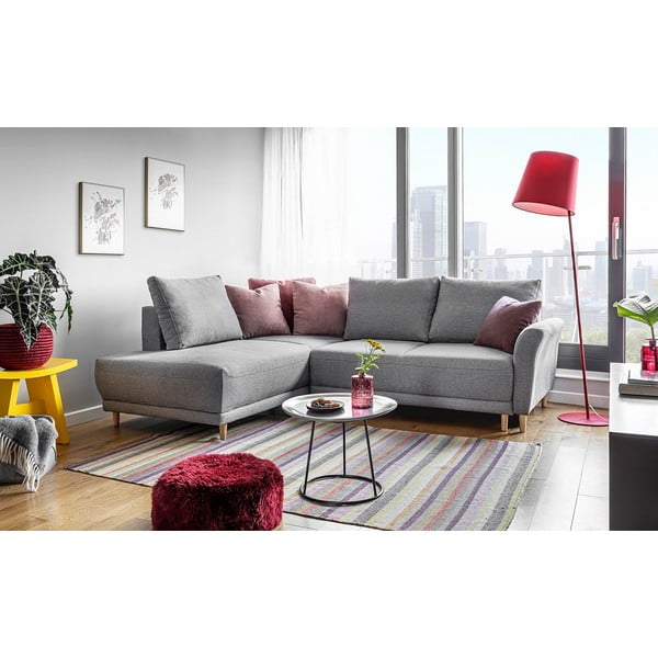 Helehall nurgas diivanvoodi, vasakpoolne nurgas Lovely Annie - Miuform-image-2