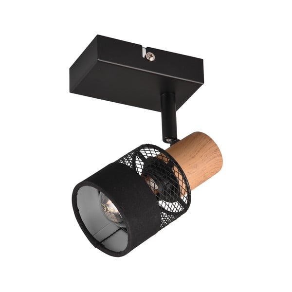 Must-puiduvärvi seinalamp ø 7 cm Nandini - Trio-image-3