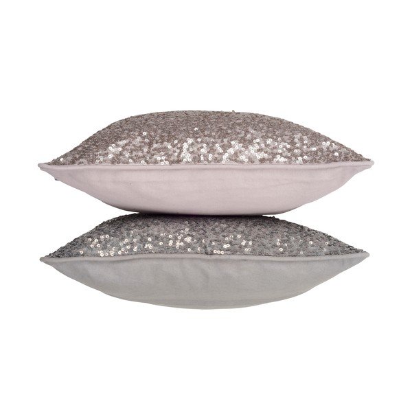 Růžový polštář Walra Glitter, 45 x 45 cm-image-2