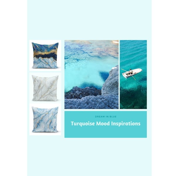 3 padjapüüri komplekt Azuro Cassie, 45 x 45 cm - Minimalist Cushion Covers-image-1