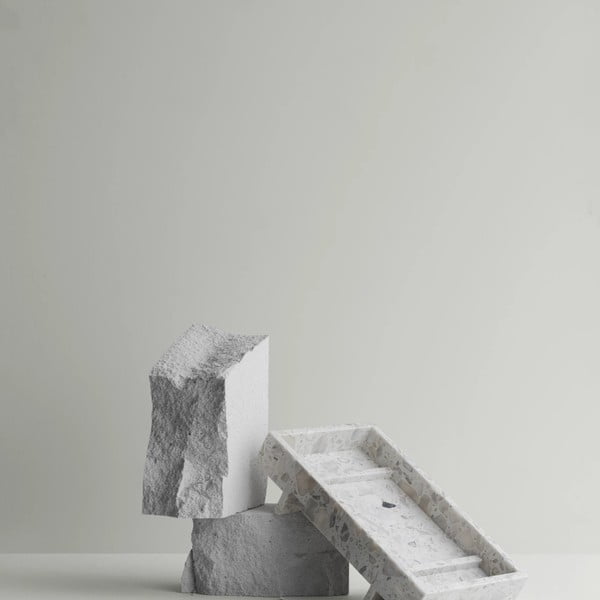 Marmorist dekoratiivne kandik 30x18 cm Abento - Blomus-image-3