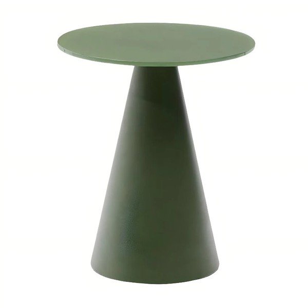 Ümmargune abilaud klaasist pealispinnaga ø 35 cm Wilshire - Kave Home